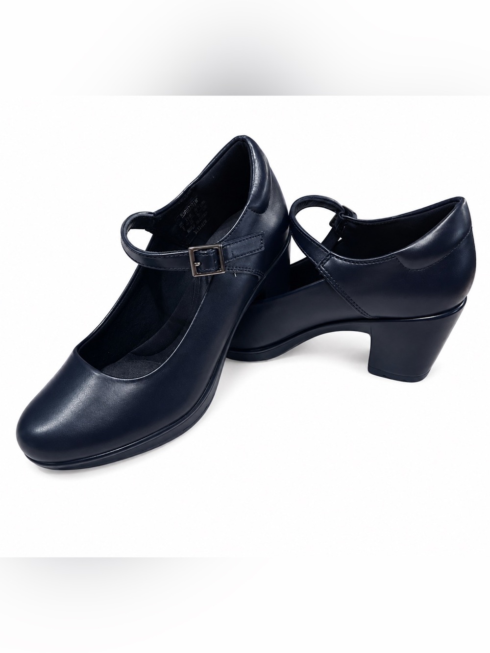 Dream Pairs Navy Mary Jane Block Heel Pumps - Size 7 NWOT